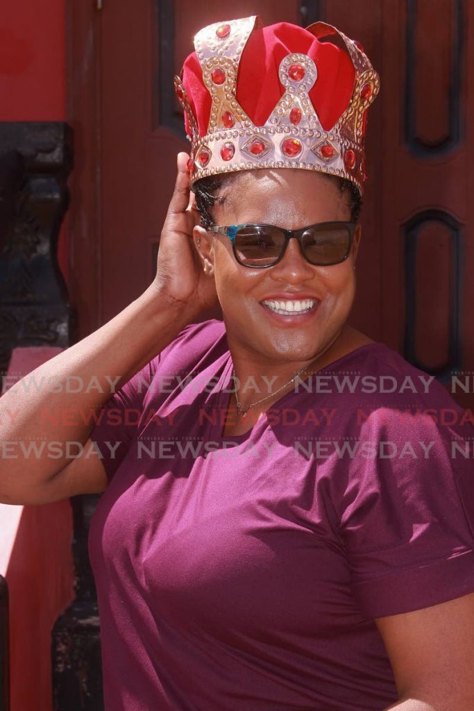 Roxanne Omalo intended to retire after winning the queen of Carnival title in 2020. But the veteran masquerader ultimately decided she has a few more performances to make for her group members and supporters. - CHEQUANA WHEELER