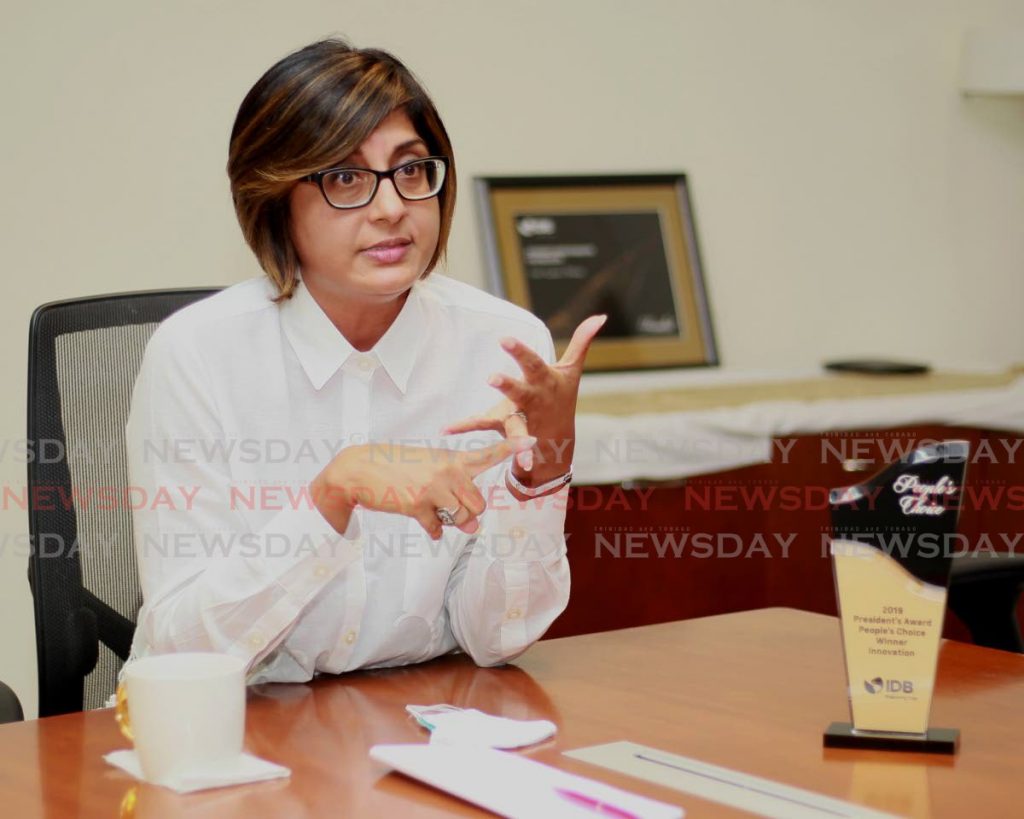 Deputy Director of the Police Complaints Authority Michelle Solomon-Baksh at the PCA's Tower D, head office in Port of Spain. 
Photo by Roger Jacob