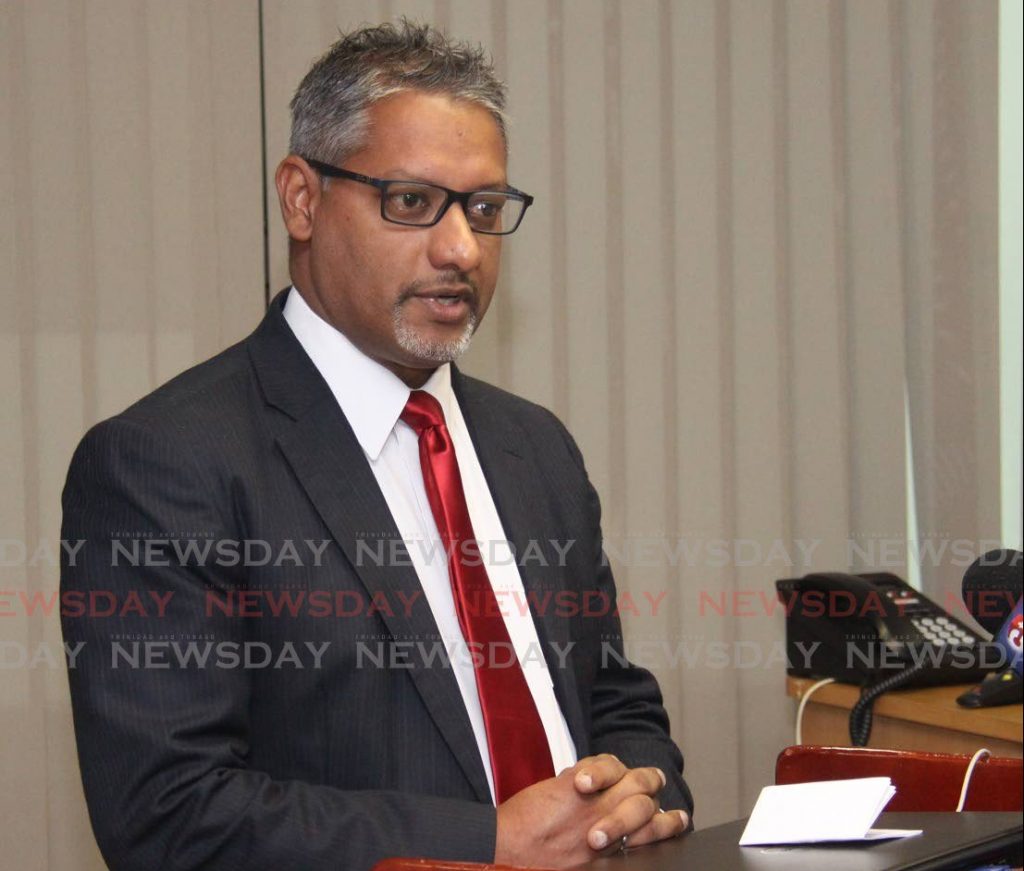 File photo: Leader of Government Business Clarence Rambharat