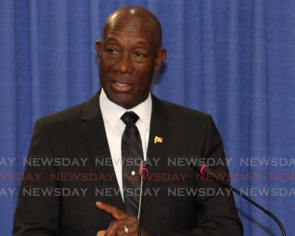 Prime Minister and Caricom chairman Dr Keith Rowley. - 