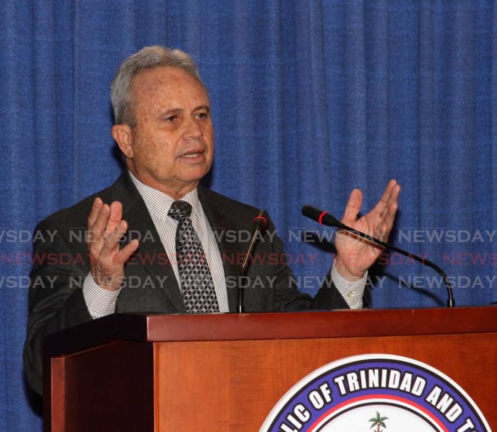 Finance Minster Colm Imbert. File photo by Angelo Marcelle. 