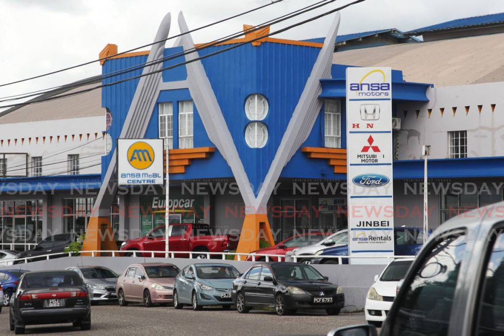 A branch of Ansa Motors, a subsidiary of the Ansa McAl Group, on  Royal Road, San Fernando. New car sales slowed in 2020, the group reports, one of the divisions that faced challenges owing to the pandemic. The group, however, earned an operating profit of $752 million. File photo/Lincoln Holder - 