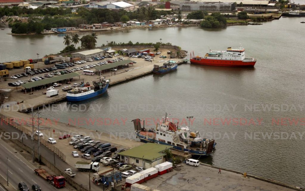 Vessels in dock at the Caricom jetty in Port of Spain. Intra-regional trade is vital to food sustainability of Caribbean countries. PHOTO BY SUREASH CHOLAI - 