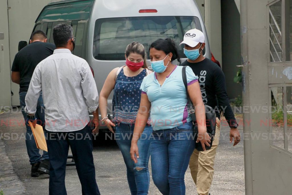 File photo: Several Venezuelan mirgrants visited the immigration office on Upper Henry Street, Port of Spain to submit their application for renewal of Migrant Registration Cards. Photo by Roger Jacob