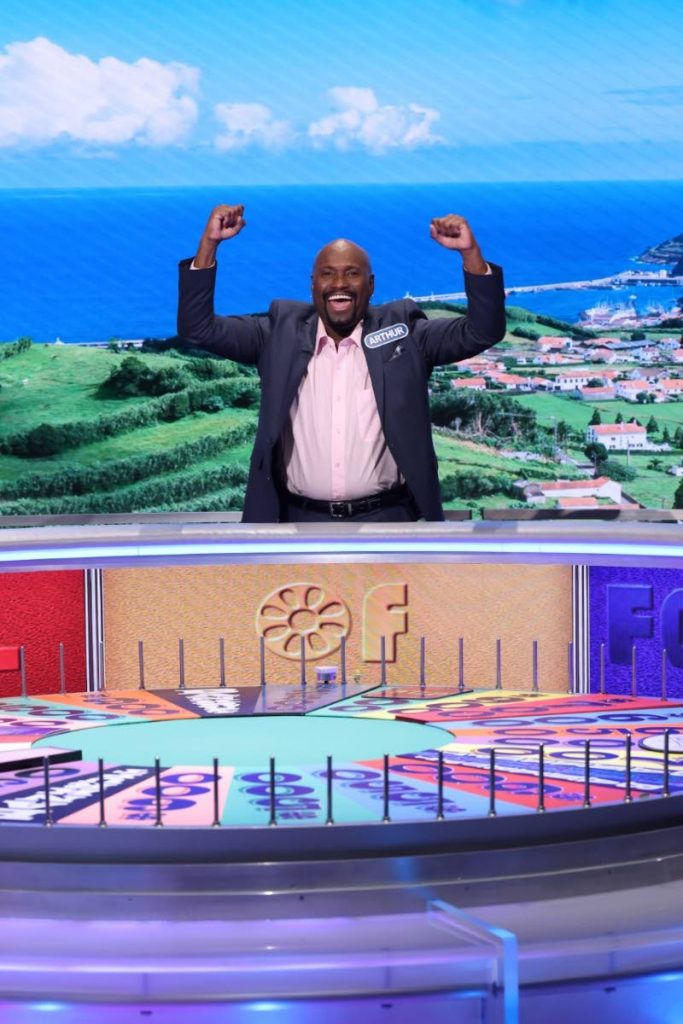 Arthur Joseph on the popular  CBS network game show Wheel of Fortune which aired onFebruary 26. - 