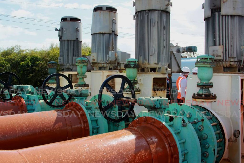 Intake Pump Station at the Caroni Water Treatment Plant, Golden Grove Road, Piarco. - Photo by Roger Jacob