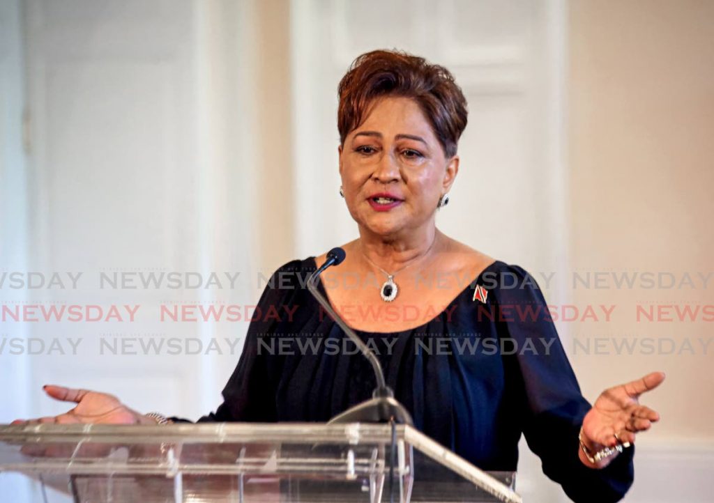 Opposition Leader Kamla Persad-Bissessar - SUREASH CHOLAI