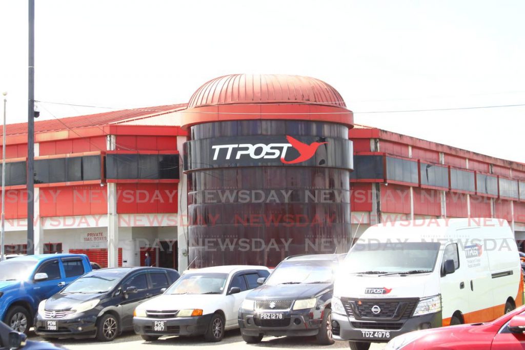 The head office of Trinidad and Tobago Postal Service (TTPOST), Golden Grove Road, Piarco.  Photo by Roger Jacob