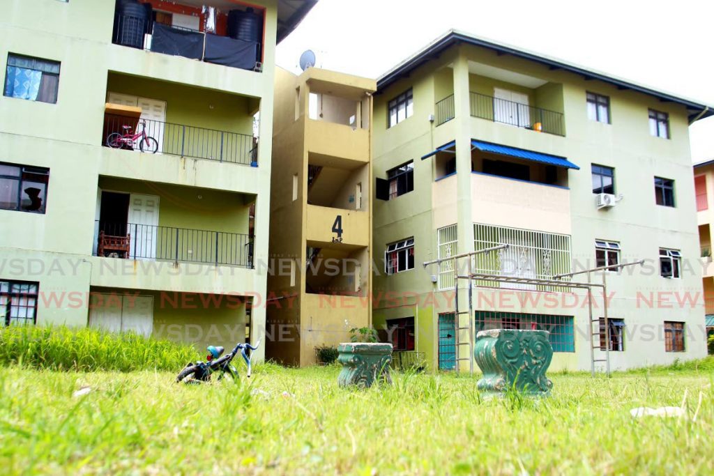 Apartment buildings in the area of Oropune Gardens known as China Town. - Photo by Roger Jacob