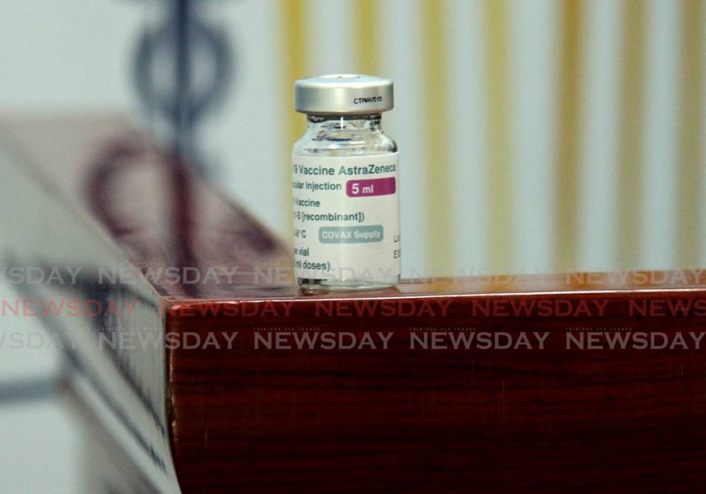 A vial of the AstraZeneca vaccine available in Trinidad and Tobago. - AYANNA KINSALE