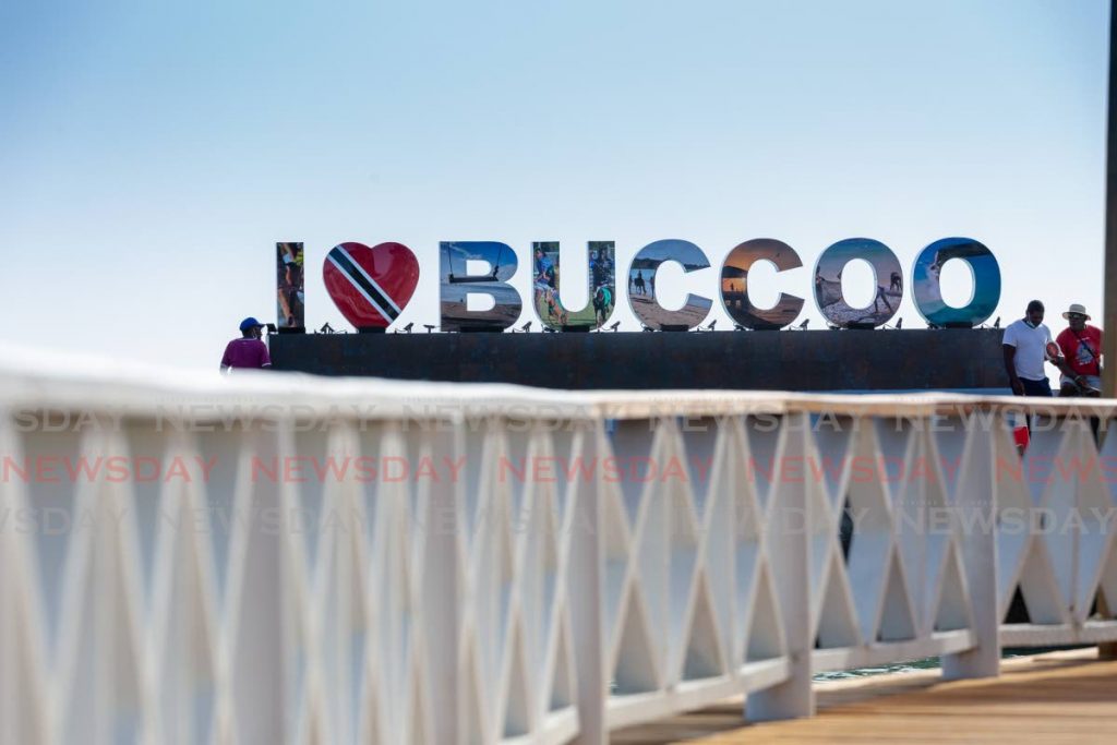 The I Love Buccoo sign - Photo by David Reid 