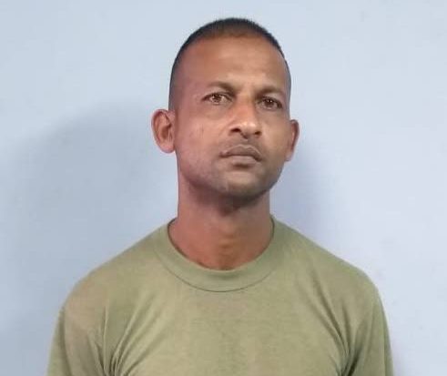 CHARGED: Soldier Vedesh Sookoo, charged with illegal possession of a firearm and ammunition. Photo courtesy TTPS