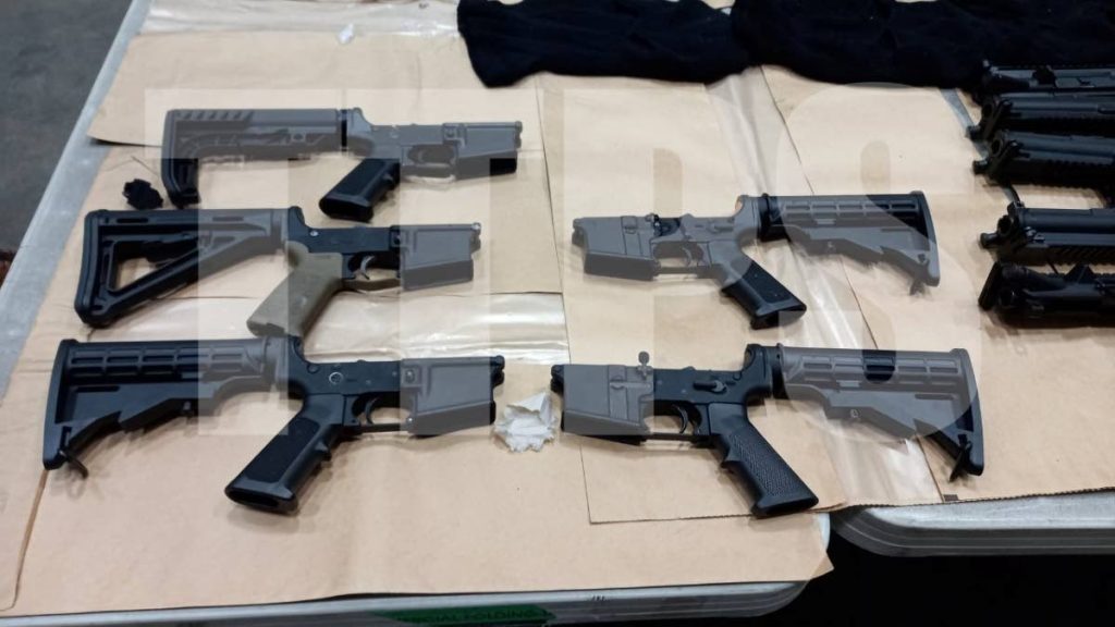Guns found inside Bond package at Piarco Airport  - TTPS