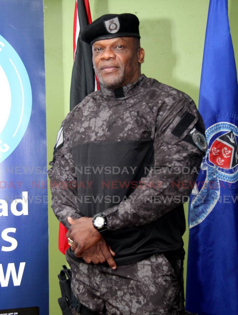 New Special Operations Response Team (SORT) head Supt Roger Alexander during a press conference at the Police Administration Building on Sackville Street, Port of Spain. - Photo by Ayanna Kinsale