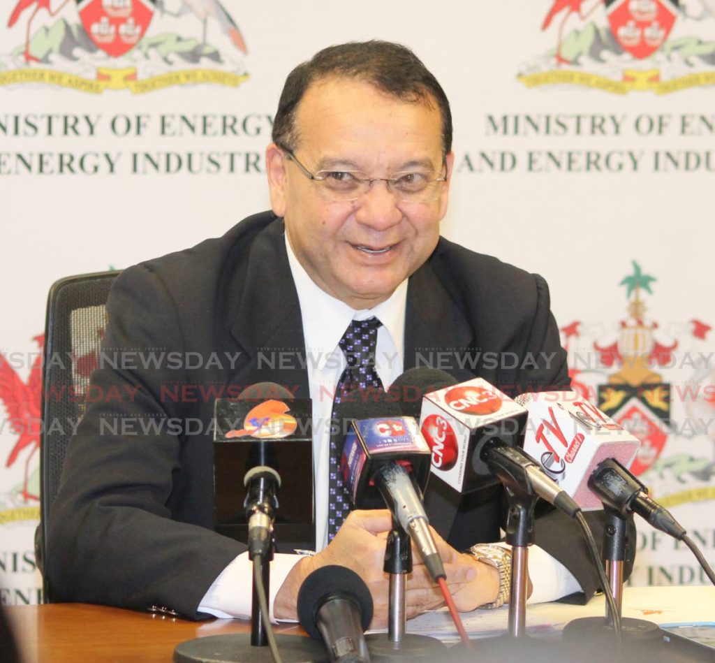 Energy Minister Franklin Khan.  - 