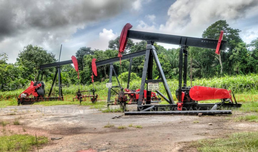 One of the ways oil can be produced from the subsurface is by using a pumping jack. - Photo by Jeff K. Mayers 