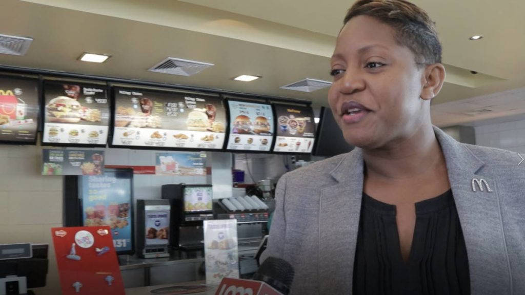 Kalifa Duncan, marketing manager of McDonald’s Trinidad and Tobago. - 