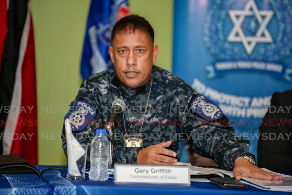 Police Commissioner Gary Griffith who has adjusted the curfew hours from 9 pm-5 am to 
10 am-5 am specifically and only for the two public holidays this week. FILE PHOTO - 