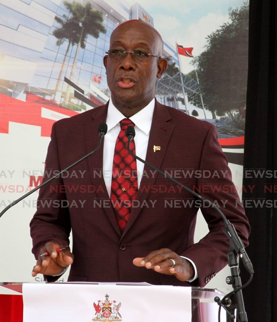 Prime Minister Dr Rowley - Angelo Marcelle