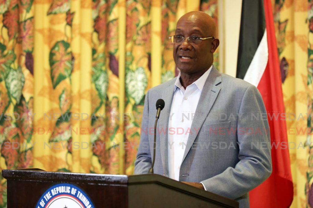 Prime Minister Dr Rowley - Office of the Prime Minister