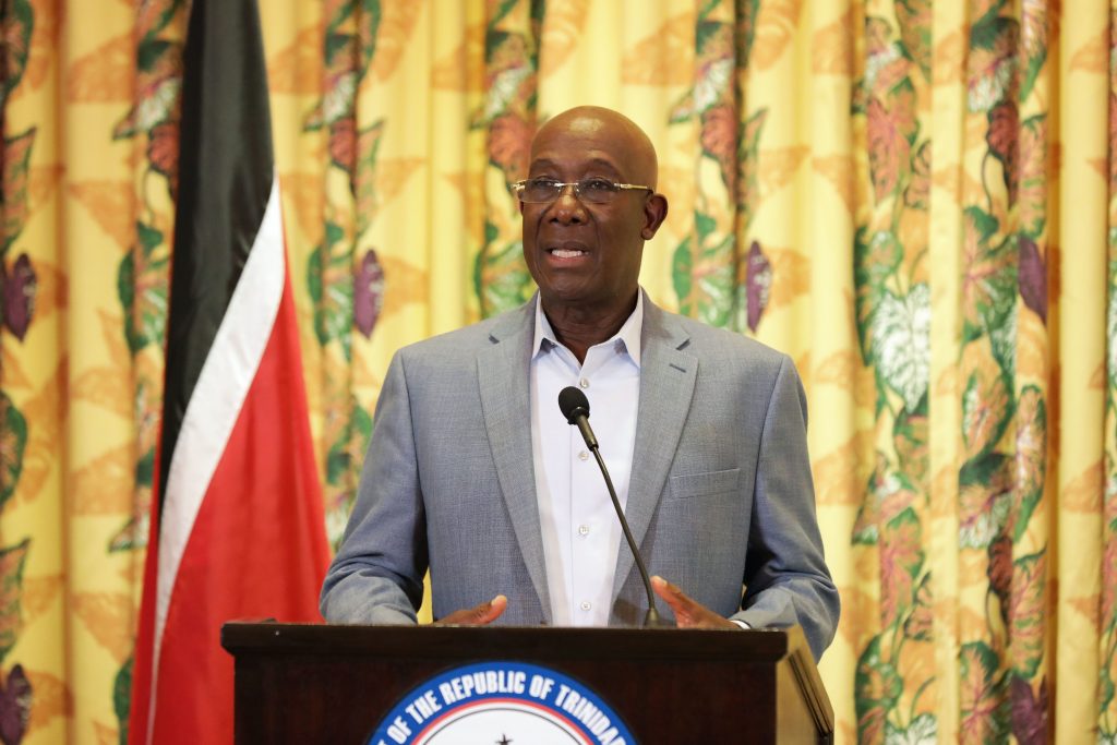 Prime Minister Dr Keith Rowley.  PHOTO COURTESY, OFFICE OF THE PRIME MINISTER