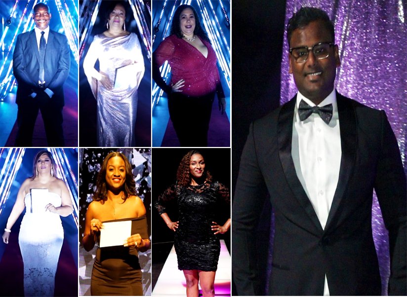 LIGHT-BEARERS: This composite photo shows from top left clockwise: Gerald Griffith, June David, Pylar Samuel, Agent of the Year Raphael Teeluck, Marice Ledger-Lewis, Rookie of the Year Laura Guevara and Shalima Mahadeo, some of the 100-plus honoured by Guardian Life of the Caribbean in its virtual sales award gala event. PHOTOS COURTESY GUARDIAN LIFE OF THE CARIBBEAN 