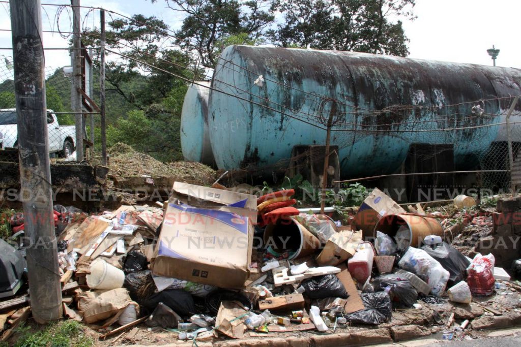 Garbage contractor dumps rubbish on Demerara Road