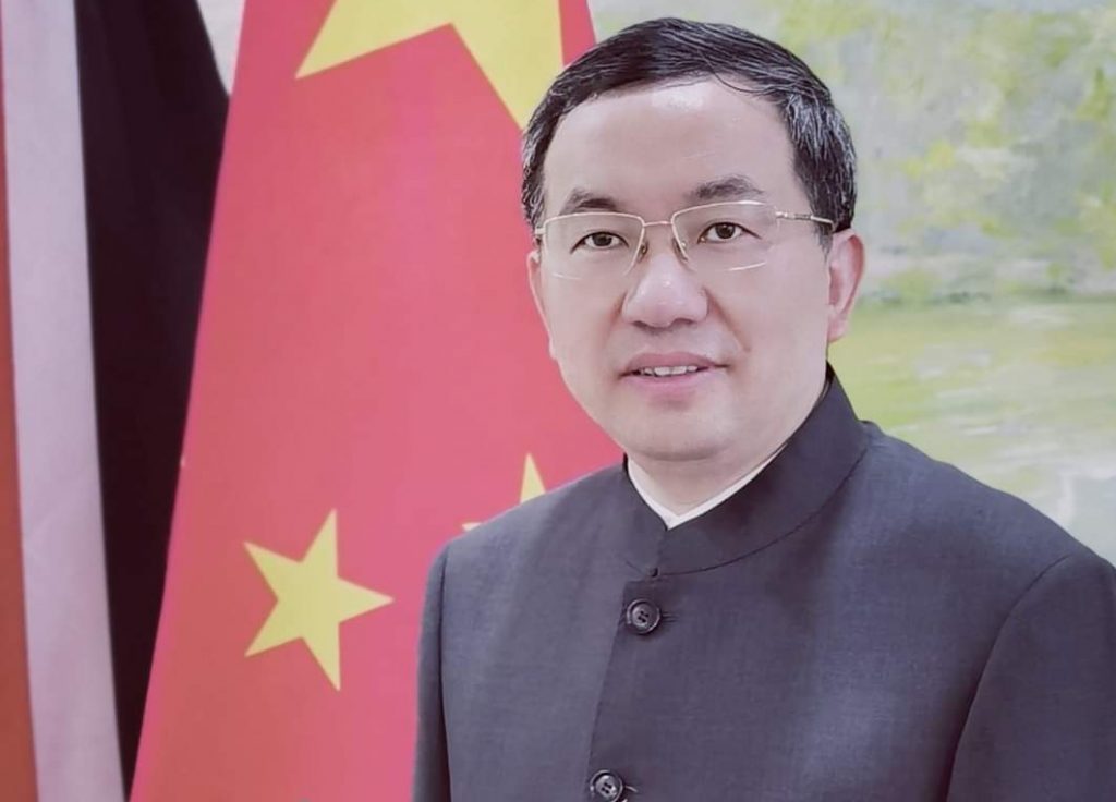 China's Ambassador to TT, Fang Qiu.