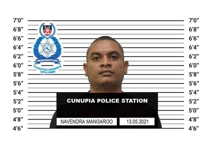 Acting Cpl Navendra Mangaroo is charged with breaching a protection order.

Photo courtesy TTPS