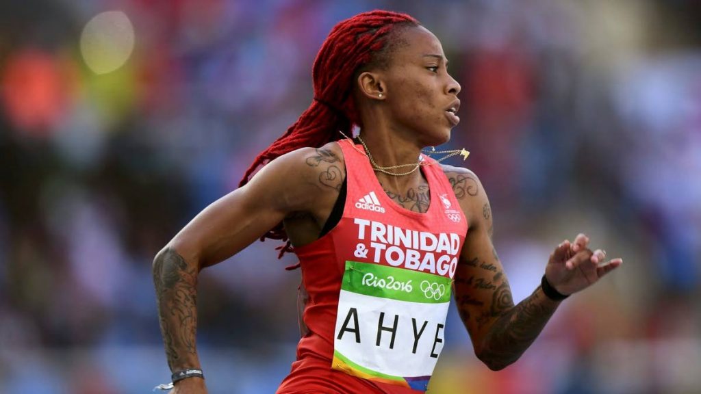 Trinidad and Tobago sprinter Michelle-Lee Ahye 