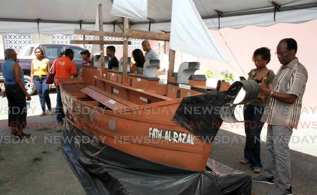 A replica of the Fatel Razack at the Caribbean Indian Museum of TT in Waterloo, central Trinidad. - ANGELO MARCELLE