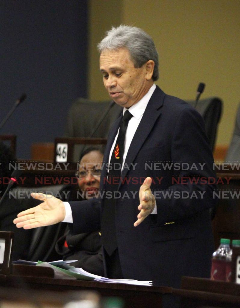 Minister of Finance Colm Imbert - FILE PHOTO