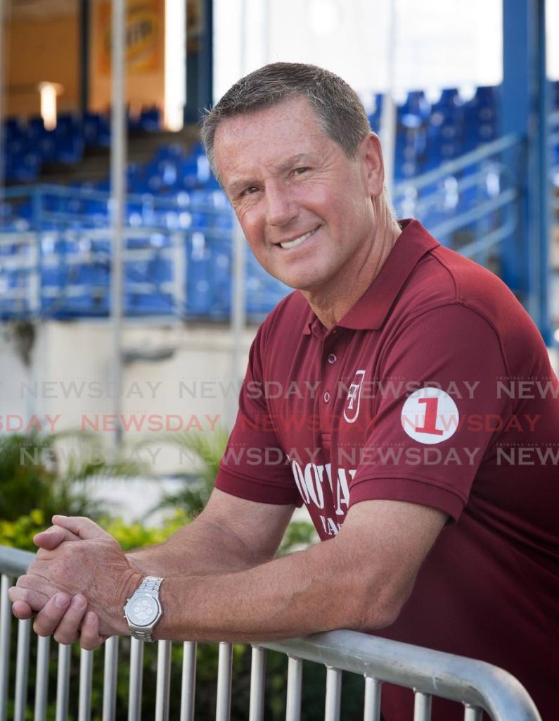 TT head coach Terry Fenwick - Mark Lyndersay