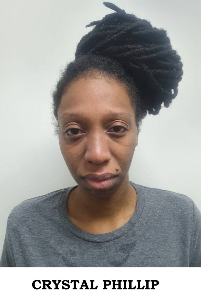 CHARGED: Crystal Phillip, 30, charged with bribing a policeman and using obscene language. PHOTO COURTESY TTPS - 