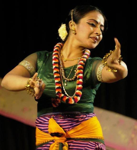 Instructor at the University of the West Indies' Department of Creative and Festival Arts (DCFA Deboleena Paul performing an Indian classical dance. - 
