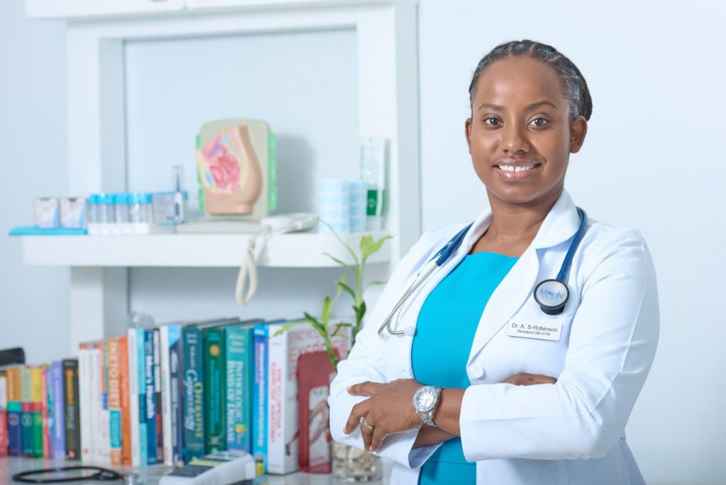 Dr Avianne Sandy-Robinson is a house officer at Scarborough General Hospital. She always wanted to work for the people of Tobago. Photo courtesy Dr Avianne Sandy-Robinson - 