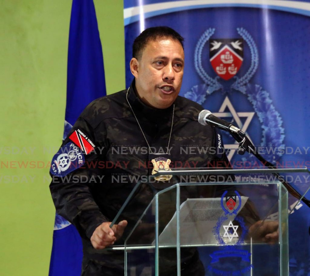 File photo: CoP Gary Griffith at his press conference, Police Administrative Building, Port of Spain.  Photo by Sureash Cholai