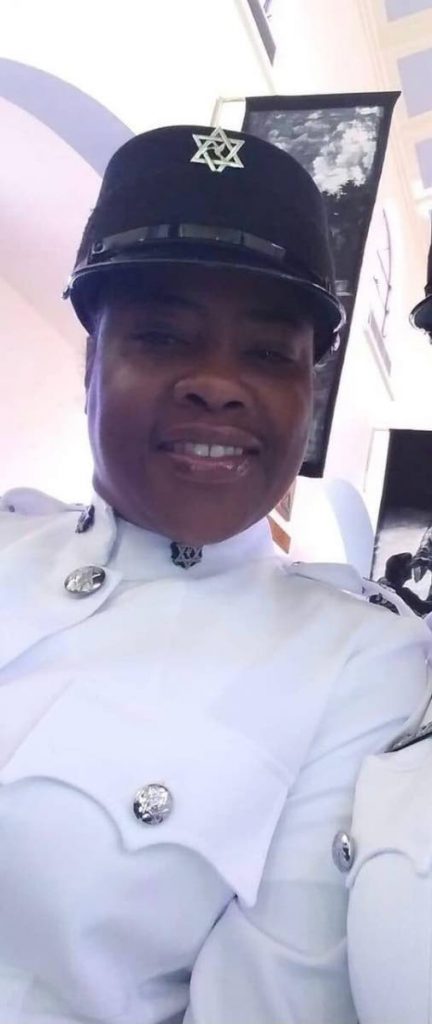 WPC Vernessa Stoute died from the coronavirus on Tuesday while being treated at the Augustus Long Hospital, Pointe a Pierre.

PHOTO COURTESY TTPS 