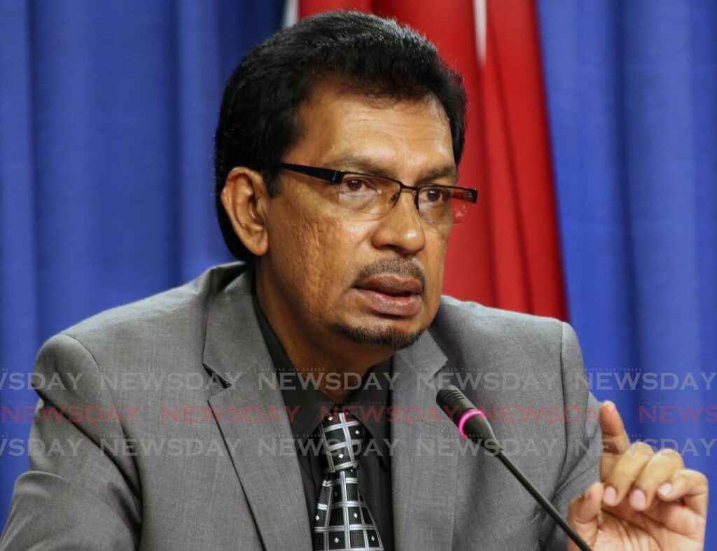 Agriculture Minister Kazim Hosein. - File photo