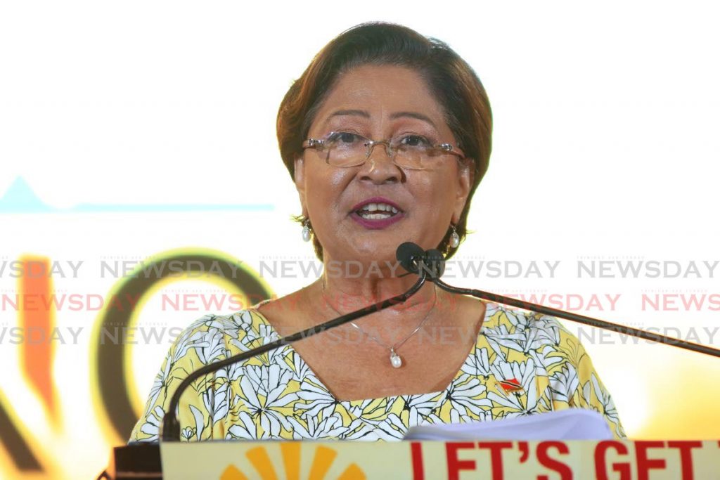 File photo: Opposition Leader Kamla Persad-Bissessar. Photo by Marvin Hamilton