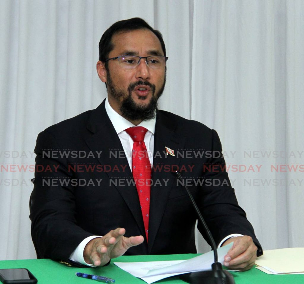 Energy Minister Stuart Young. File photo - 