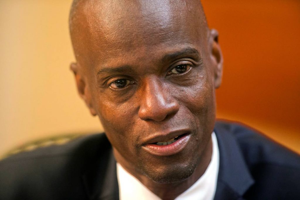 In this February 7, 2020, file photo, Haiti's President Jovenel Moise speaks during an interview at his home in Petion-Ville, a suburb of Port-au-Prince, Haiti. - AP PHOTO