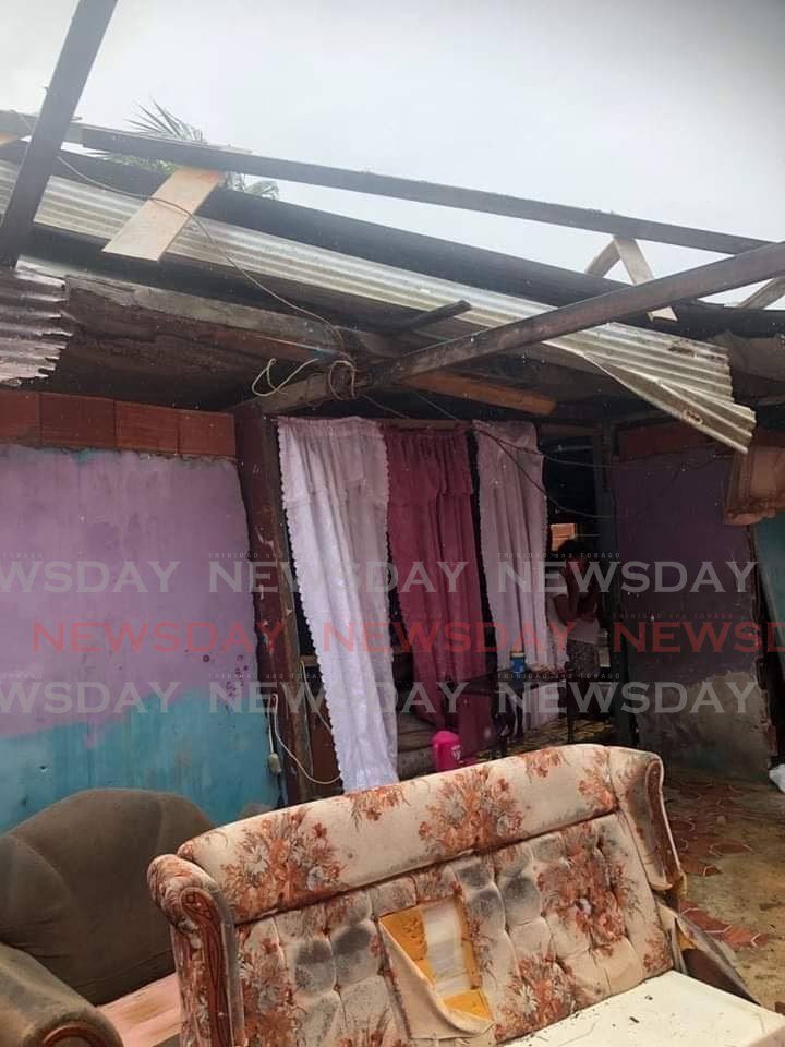 A La Horquetta family is asking for help after strong winds tore off the roof of their home last week. - 