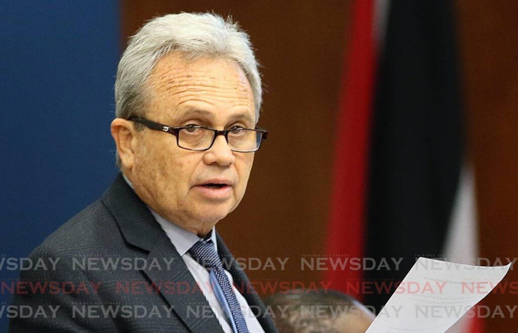 Finance Minister Colm Imbert. - File photo