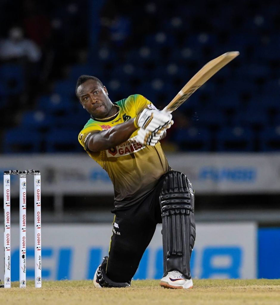 Andre Russell. PHOTO COURTESY CPL T20 - 