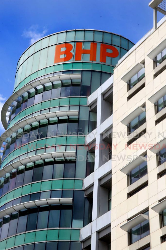 BHP Billiton Invaders Bay Tower, Audrey Jeffers Highway, Port of Spain. - PHOTO BY SUREASH CHOLAI