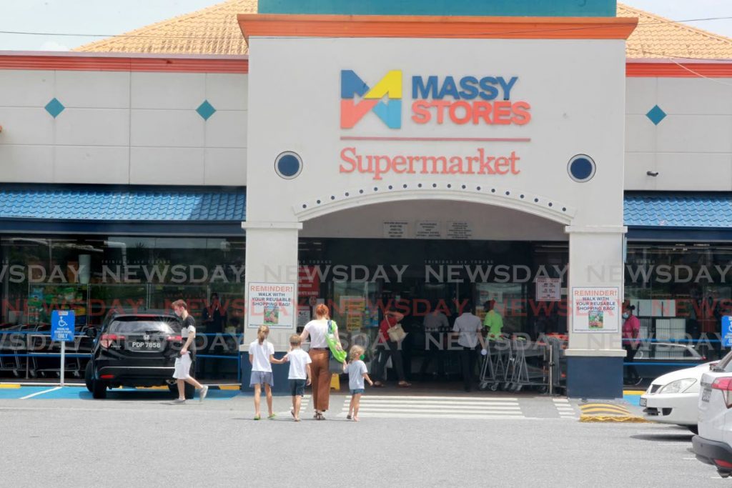 Customers at Massy Stores, Westmoorings on April 27, 2021. The Massy Group announced a $500 million profit for the third quarter of its 2021 financial year. - File photo/Roger Jacob