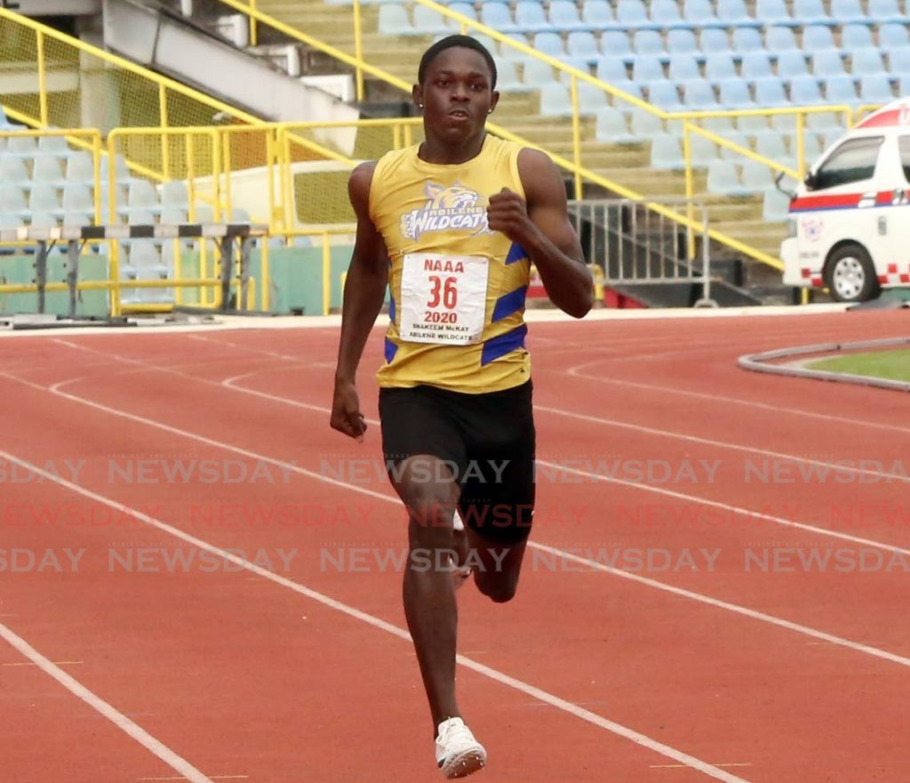 Trinidad and Tobago's Shakeem McKay will line up in the men’s 200m heats from 4.40 am, on Friday, at the Under20 World Athletics Championships, in Nairobi, Kenya. - SUREASH CHOLAI