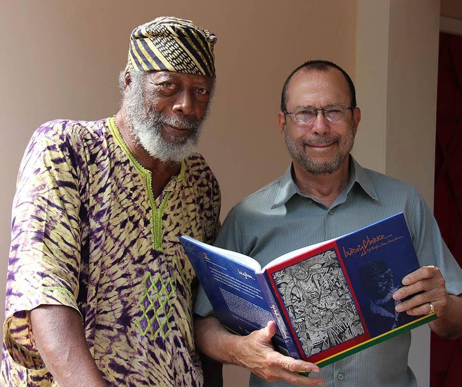 Artist LeRoy Clarke with his old friend writer and publisher Jerry Besson. Photo courtesy Paria Publishing  - 