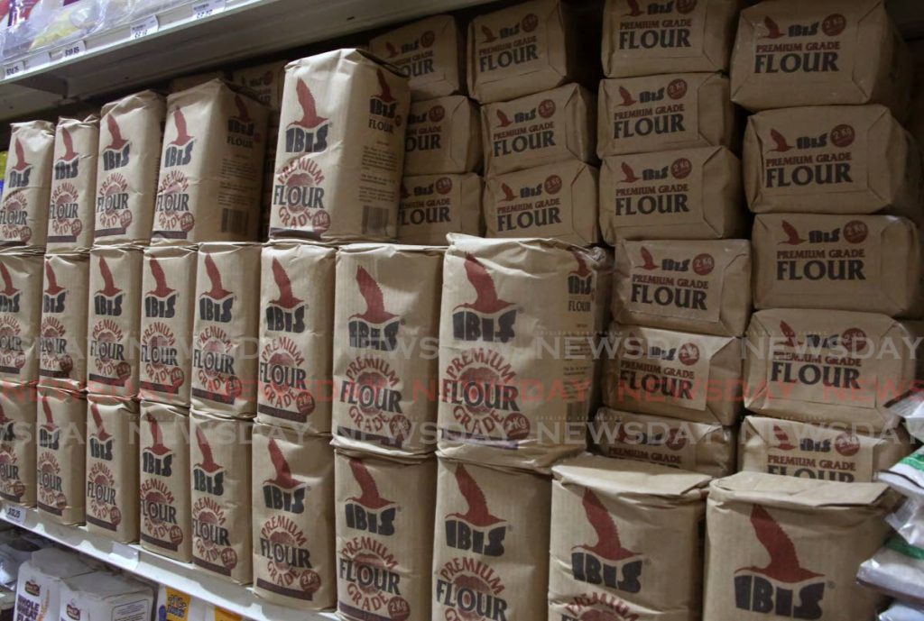 NFM's Ibis flour in stock at a supermarket in San Juan. - PHOTO BY SUREASH CHOLAI